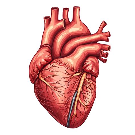 premium vector anatomyofthehumanheartvectorillustration