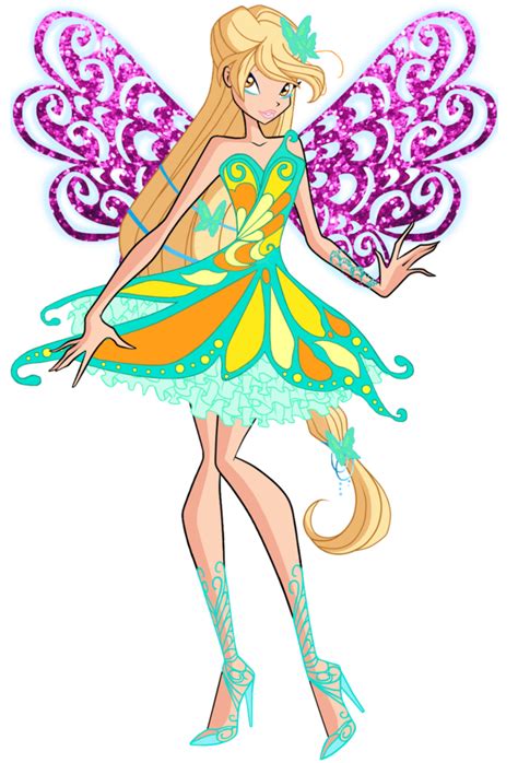 Daphne Butterflix 2d Martina971 Version By Winx Rainbow On Daphne Winx