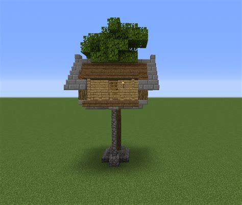 Simple Starter TreeHouse - Blueprints for MineCraft Houses, Castles ...