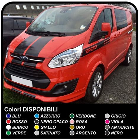 Strisce Ford Transit Custom Swb M Sport Adesivi Decalcomanie Fasce