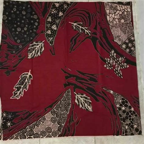 Jual Bahan Kain Batik Pekalongan Bahan Katun Prima Halus Warna Coklat