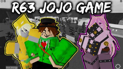 R63 JOJO GAME?? || Generic JoJo Bizarre Adventure Game (Roblox) - YouTube