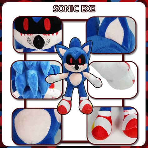 Snapklik.com : Sh Toys 14.6 Inch Evil Dark Sonicexe Plush Toy, Blood ...