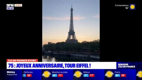 Paris la tour Eiffel a fêté ses 134 ans