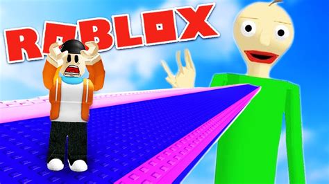 Escape The Weird Baldi Obby Roblox Baldi S Basics Obby Gameplay