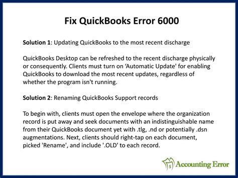 Ppt Get Help To Fix Quickbooks Error Powerpoint Presentation