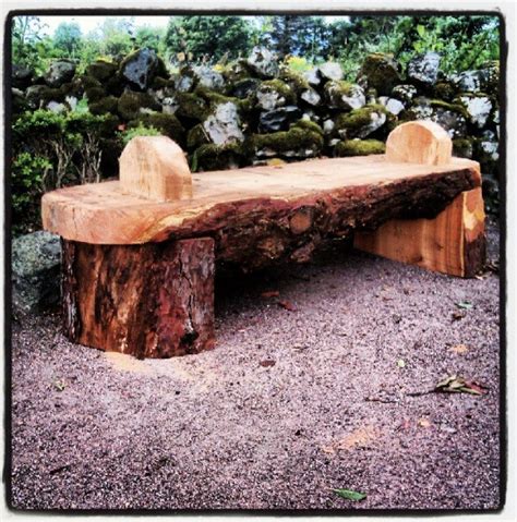 Rustic Benches Speyside Sculptor Stuart Murdoch