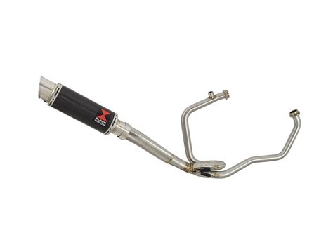 Full Exhaust System Mm Gp Round Carbon Silencer Hyosung Gt R Gt