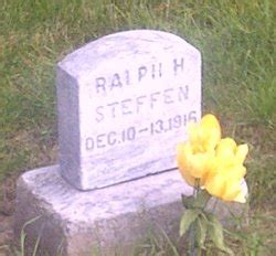 Ralph Harold Steffen 1916 1916 Mémorial Find a Grave