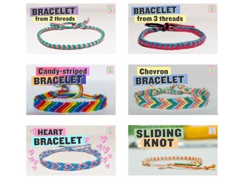 Friendship Bracelets (Video Tutorials) | Teaching Resources