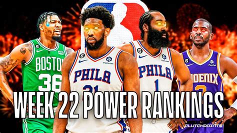 Nba Power Rankings Week 22 Sixers Suns Ascend As Celtics Drop