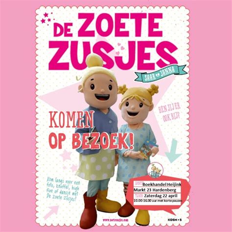 De Zoete Zusjes Komen 22 April Naar Boekhandel Heijink In Hardenberg