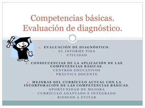 PPT Competencias básicas Evaluación de diagnóstico PowerPoint