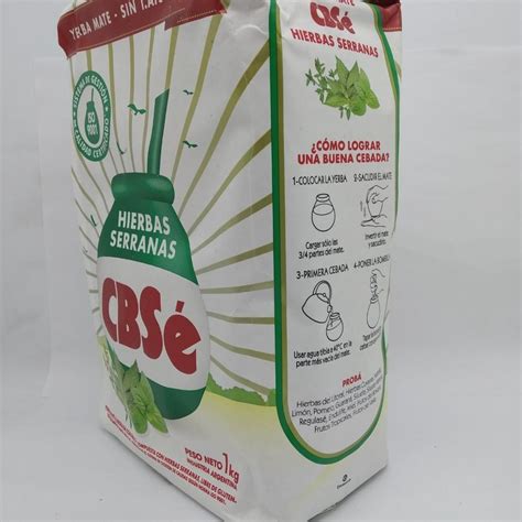 CBSé Yerba mate con hierbas serranas 1kg