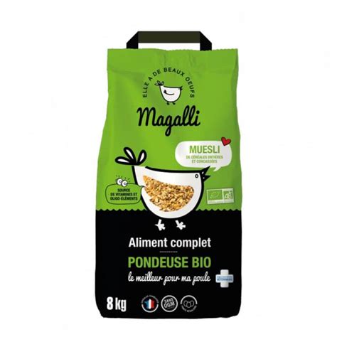 Magalli Aliment Complet Poule Pondeuse Bio 4 Kg Livraison Rapide