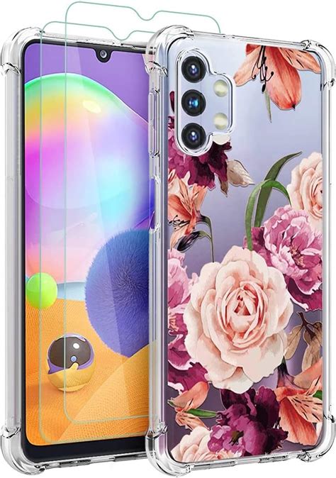 Amazon Osophter For Galaxy A32 5G Case Girls Women Flower Floral