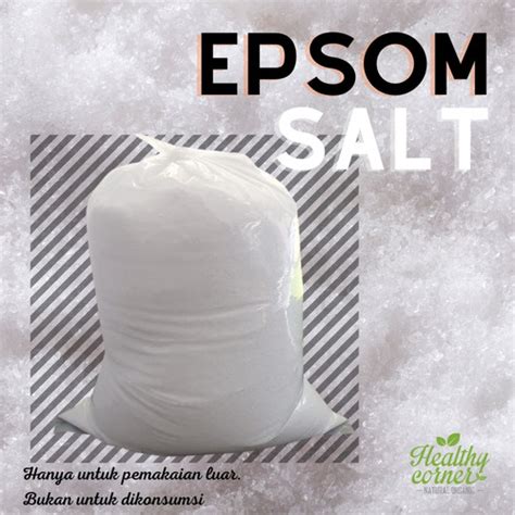 Jual Epsom Salt Garam Inggris Magnesium Sulfate Mgso Gr Kota