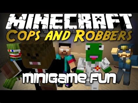 Minecraft Minigame Cops And Robbers W JeromeASF Bashur NoahcraftFTW