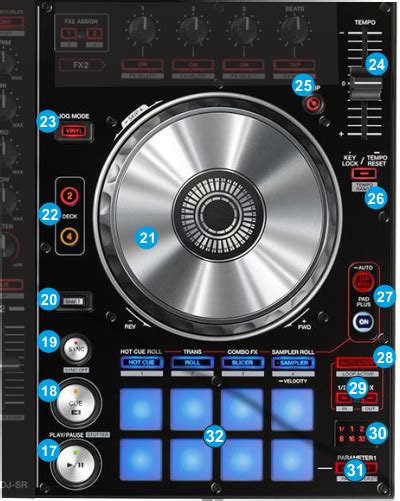 VirtualDJ Hardware Manuals Pioneer DJ DDJ SR Decks