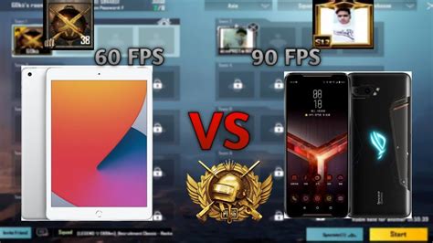 Vs With Conqueror Player Pubg M M Only Rog Fps Vs Ipad