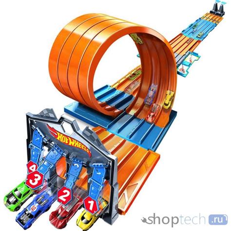 Трек Mattel Hot Wheels Экстремальные гонки FTH77 Купить Трек Mattel Hot Wheels Экстремальные