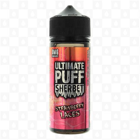 Strawberry Lace Sherbet By Ultimate Puff E Liquid 100ml Short Fill