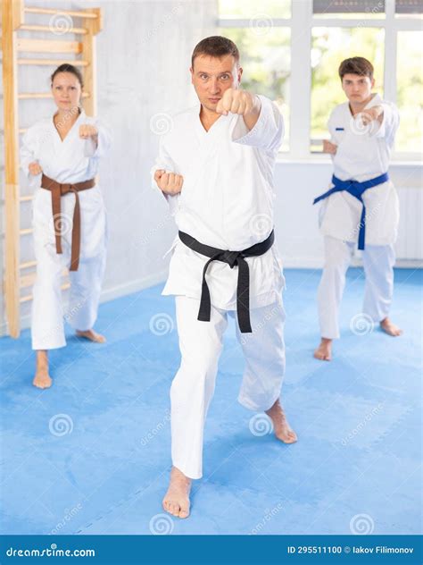 Athletes Have Starting Position and Repeating Sequence of Punches and