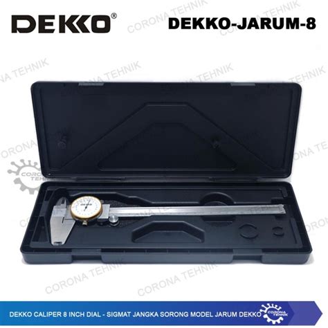 Jual Dekko Caliper Inch Dial Sigmat Jangka Sorong Model Jarum Dekko