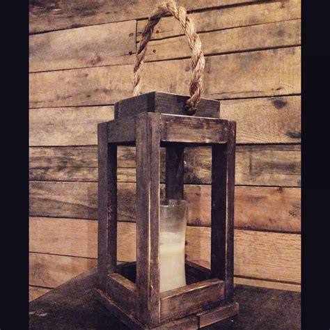 Decorative Rustic Reclaimed Wood Candle Holder Lantern Looks Great With Rustic Or Country Decor