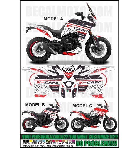 Adesivo XCAPE 649 FACTORY RACING WHITE