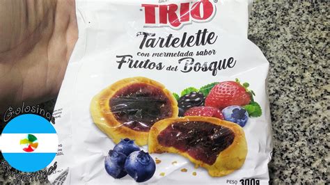 Trio Tartelette Frutos Del Bosque Galletitas Rellenas Con Mermelada