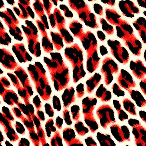 Red Animal Print Pattern · Creative Fabrica