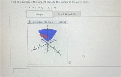 Solved Find an equation of the tangent plane to the surface | Chegg.com