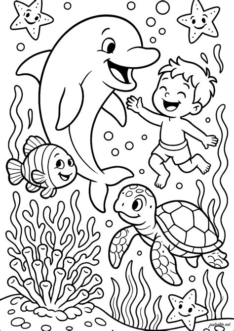 coloring pages creatures 8