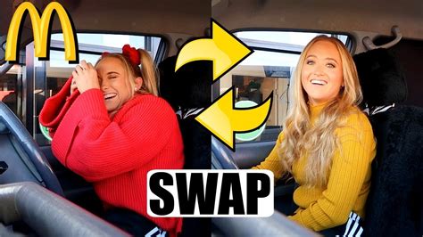 Twin Swap DRIVE THRU Prank Challenge YouTube