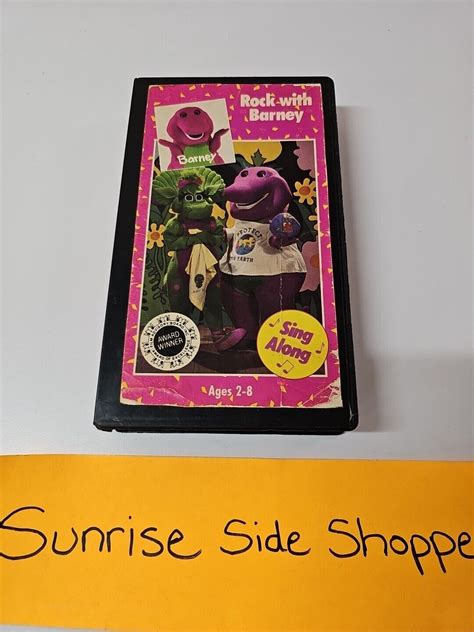 Barney Friends Rock With Barney VHS Tape Grelly USA