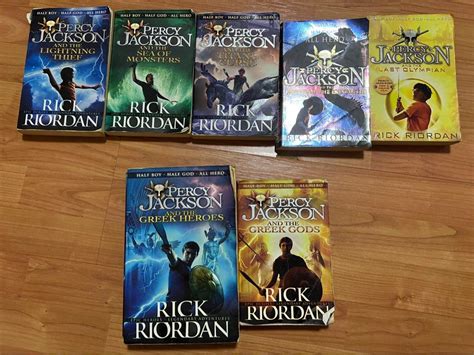 Percy Jackson Full Series, Hobbies & Toys, Books & Magazines, Fiction