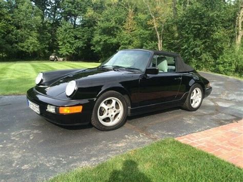 1990 Porsche 911 Carrera 4 Cabriolet Great Running And Beautiful For Sale Porsche 911