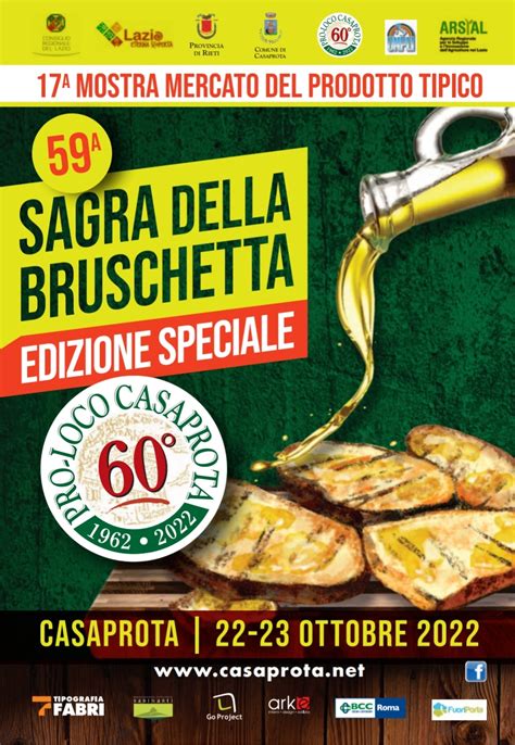 Casaprota Rieti Ottobre Speciale Sagra Della Bruschetta