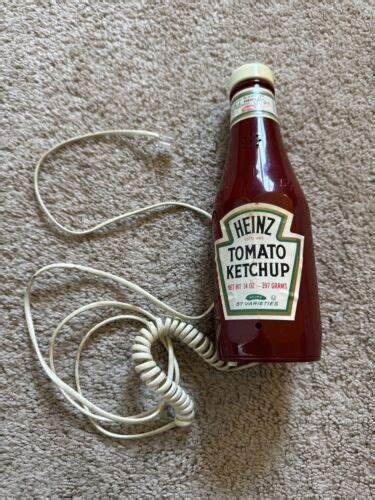 1984 Vintage Retro Heinz 57 Varieties 14 Oz Tomato Ketchup Landline