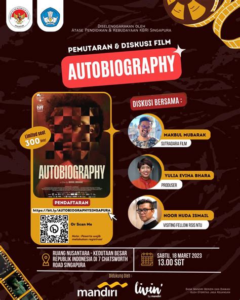 AUTOBIOGRAPHY MOVIE SCREENING AND DISCUSSION | Indoconnect Singapore