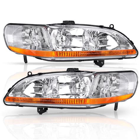 Free Shipping Ledkingdomus Headlights Assembly For Honda Accord 98 02 1998 1999 2000 2001 2002