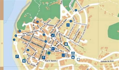 map alvor portugal  information alvor