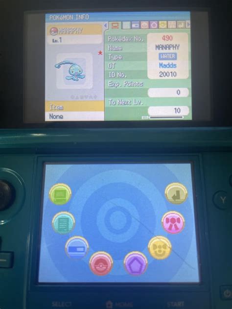 RNG manaphy egg : r/pokemonrng