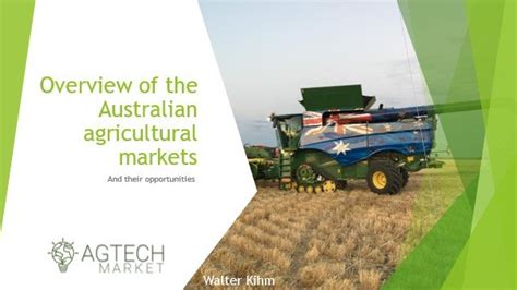 International Opportunities Agtech Development On The Australian