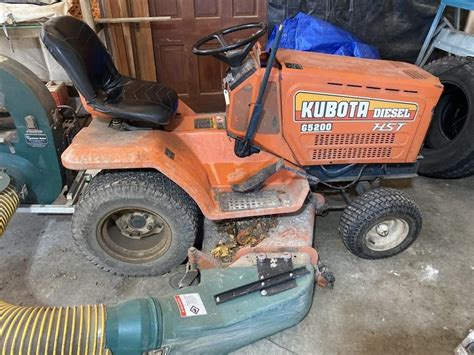 Kubota Diesel G5200 Hst Mower Live And Online Auctions On