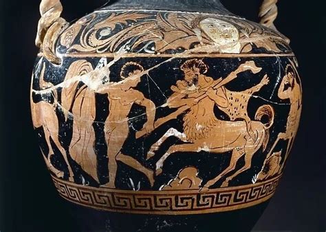 Red Figure Pottery Pointed Amphora Depicting Centaurs Photos Framed Prints 9469747