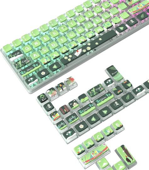 Amazon Juego De Teclas PBT De 120 Teclas PBT Perfil ASA Con Capa