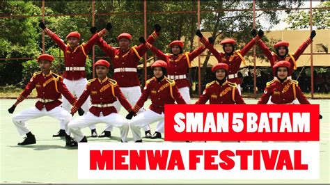 Paskibra Sman 5 Batam Menwa Festival Youtube