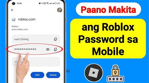 Paano Makita Ang Roblox Password Sa Mobile Paano Makita Ang Roblox